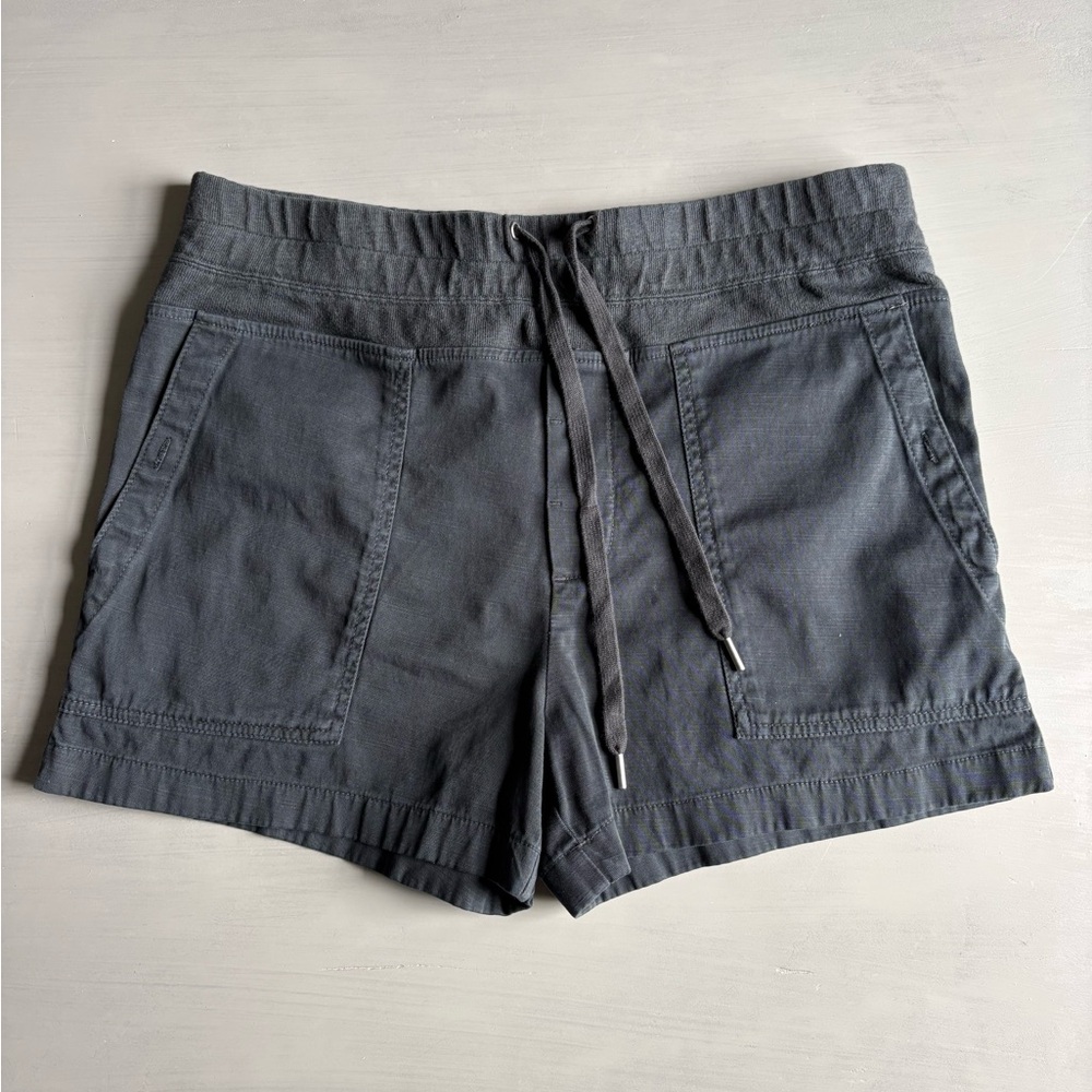 James Perse Charcoal Drawstring Shorts